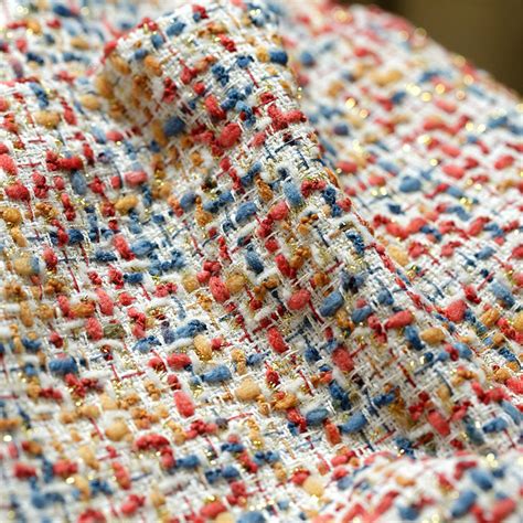 chanel style tweed fabric|where to buy chanel fabric.